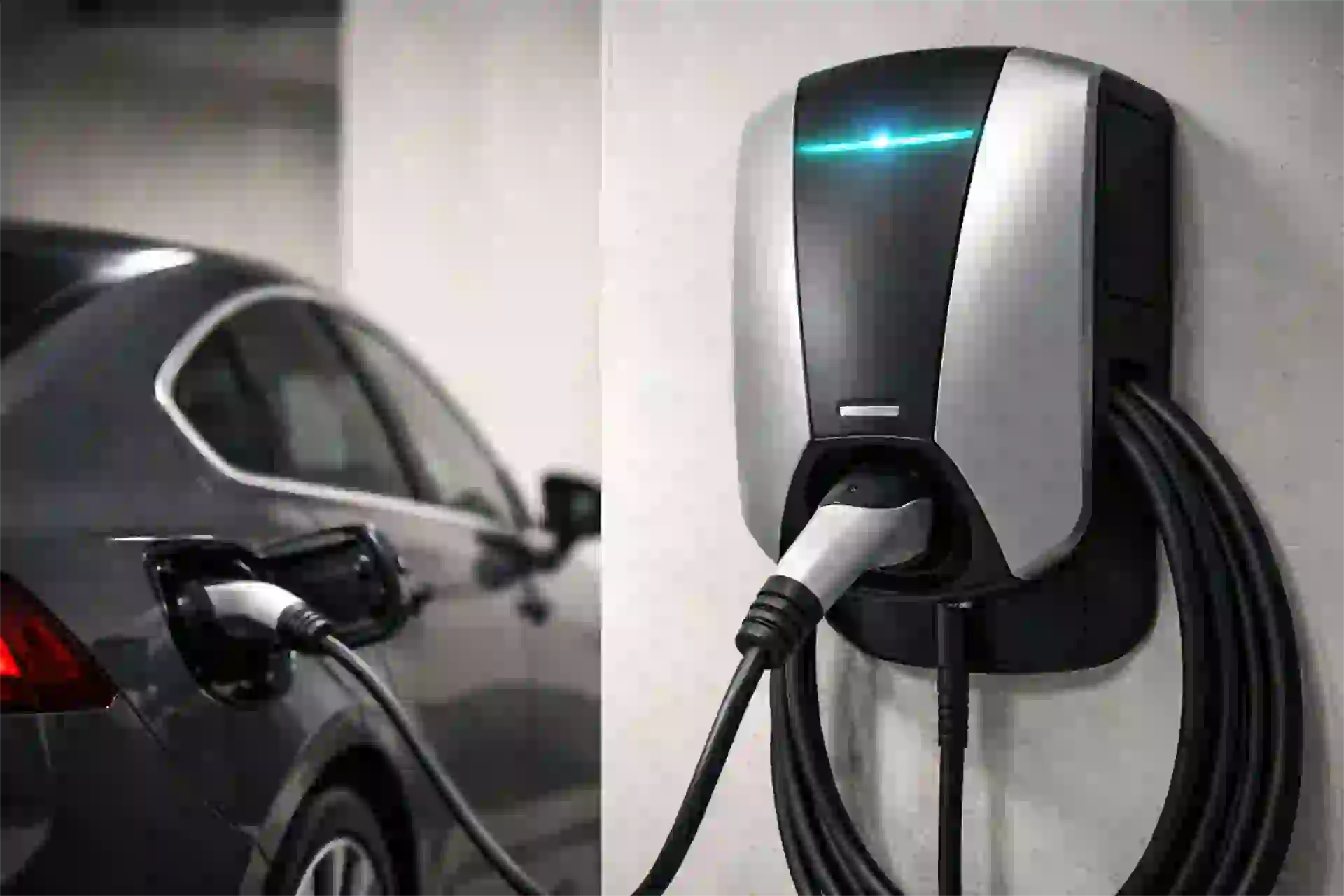 Installation borne de recharge